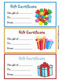 Image result for Gift Certificate Clip Art