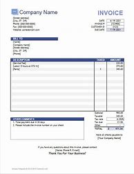 Image result for Fillable Invoice Template Free