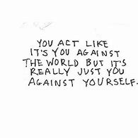 Image result for Me and You Against the World Drawing