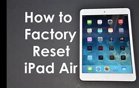 Image result for How to Factory Reset an iPad