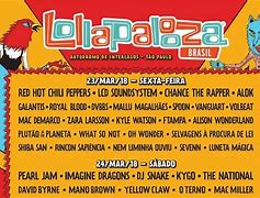 Image result for 2018 Lollapolloza Line Up