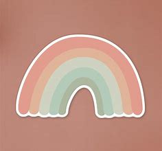 Image result for Cute Aesthetic Stickers Rainbow