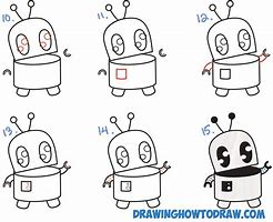 Image result for Easy to Draw Robot