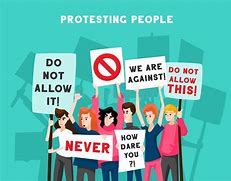 Image result for Protesting Clip Art