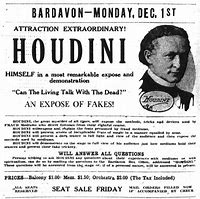 Image result for Harry Houdini Spiritualism