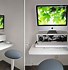 Image result for Living Room Computer Desk Wall Cabinets and Desk Sitting