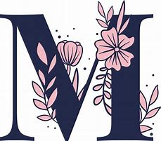 Image result for Floral Letters PNG