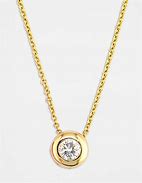 Image result for Fake Diamond Necklace with 14 KT Gold Chain