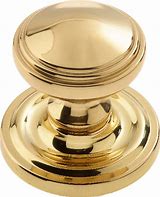 Image result for Polished Brass Knobs