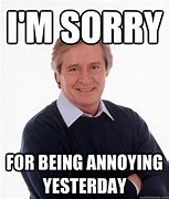 Image result for Sorry for Being Annoying Meme