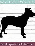 Image result for Pitbull Dog Silhouette