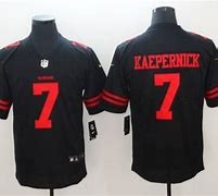 Image result for 49ers Black Jersey Colin Kaepernick