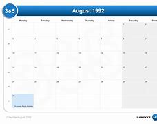 Image result for August 1992