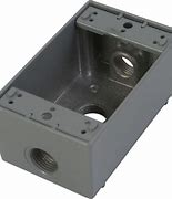 Image result for Metal Electrical Outlet Box