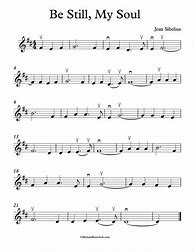Image result for Be Still My Soul Sheet Music