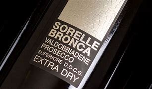 Image result for Sorelle Bronca Prosecco di Valdobbiadene Extra Dry