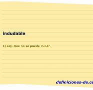 Image result for indudable
