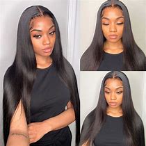 Image result for 26 Inch Human Hair Lace Front Wigs