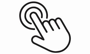 Image result for Touch Icon Hand No Background