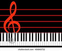 Image result for Treble Clef Playing Piano Keys