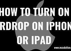 Image result for How to Turn On AirDrop iPhone