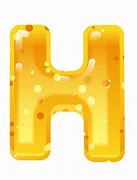 Image result for Yellow Letter H