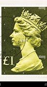 Image result for Large Gold Stamp of Young Queen Elizabeth