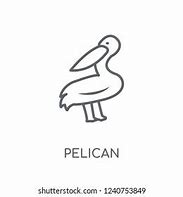 Image result for Modern Pelican Outline
