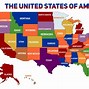 Image result for USA States Colored Map