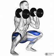 Image result for Dumbbell Front Squat