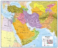 Image result for Middle East Atlas Map