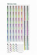 Image result for RGB Color Codes Chart