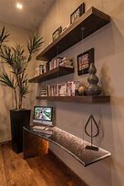 Image result for Wooden Wall Shelf