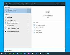 Image result for Windows 10 Recovery Tool USB