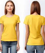 Image result for Yellow T-Shirt Front and Back