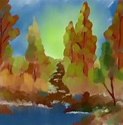 Image result for A Walk in the Woods Bob Ross Painting