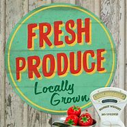 Image result for Local Produce Sign