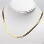 Image result for Flat Gold Chain Necklace