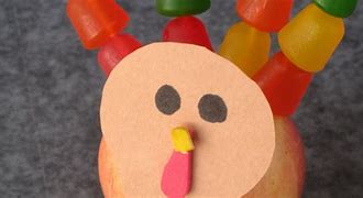 Image result for Apple Gumdrops Turkey Craft
