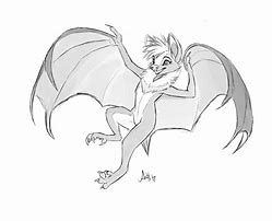Image result for Baby Blue Bat Wings Drawing