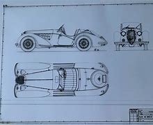 Image result for Alfa Romeo 8C 2900 Blueprint