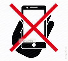 Image result for No Phone Cartoon