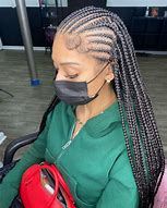 Image result for Scalp Braids with Weave