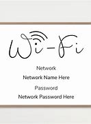 Image result for Labels for Wifi Password