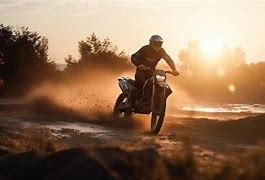 Image result for Man Riding Motorcycle Sunset