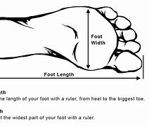 Image result for How to Measure Foot Size at Home
