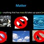 Image result for Matter Mass Weight/Volume