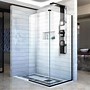 Image result for Fixed Panel Shower Screen