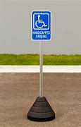 Image result for Parking Sign Bases
