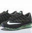 Image result for Nike Air Max 2016 Black Green
